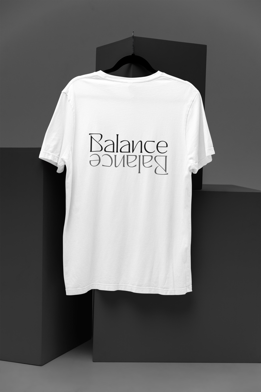 100% cotton tshirt with minimalistic saying 